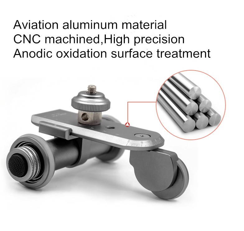 Kingjoy aluminium CNC mesin presisi tinggi fotografi elektronik auto-dolly PPL-06 untuk DSLR