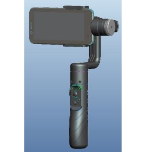 3-Axis DIY Bluetooth Brushless Gimbal Plastik Genggam untuk Ponsel Pintar AFI V1