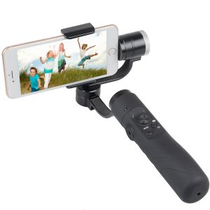 AFI V3 3-Axis Handheld Gimbal Stabilizer Untuk Smartphone Mode Panorama Panorama Vertikal Menampilkan Kontrol APP, Pelacakan Wajah (Hitam)